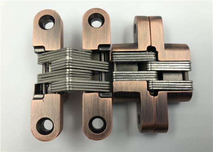 Bisagras de puerta ocultadas resistentes de cobre antiguas de 180