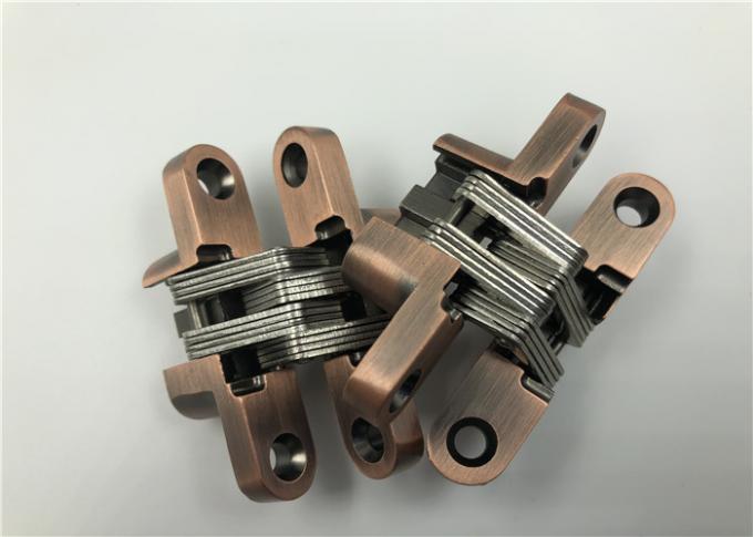 Bisagras de puerta ocultadas resistentes de cobre antiguas de 180