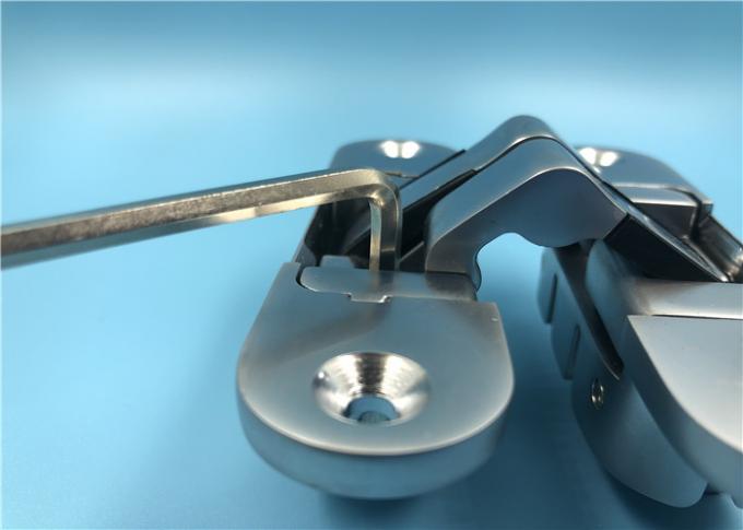 Bisagras de puerta ajustables flexibles 3d, bisagras invisibles para