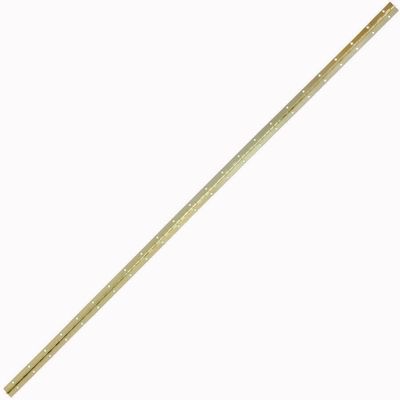 Bisagra continua encubierta latón brillante del piano para la puerta de oscilación, puerta de la máquina