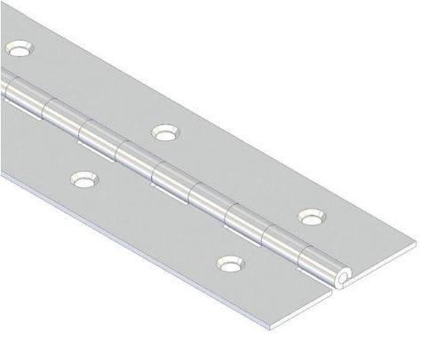 Bisagra continua larga de acero del piano de la puerta interior 16 pulgadas con diversos colores