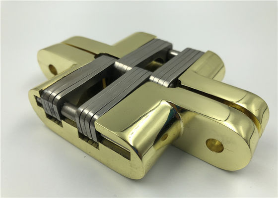 SOSS plateado oro ocultado se articula, cargamento encubierto aleación de las bisagras 25kg de la puerta del cinc